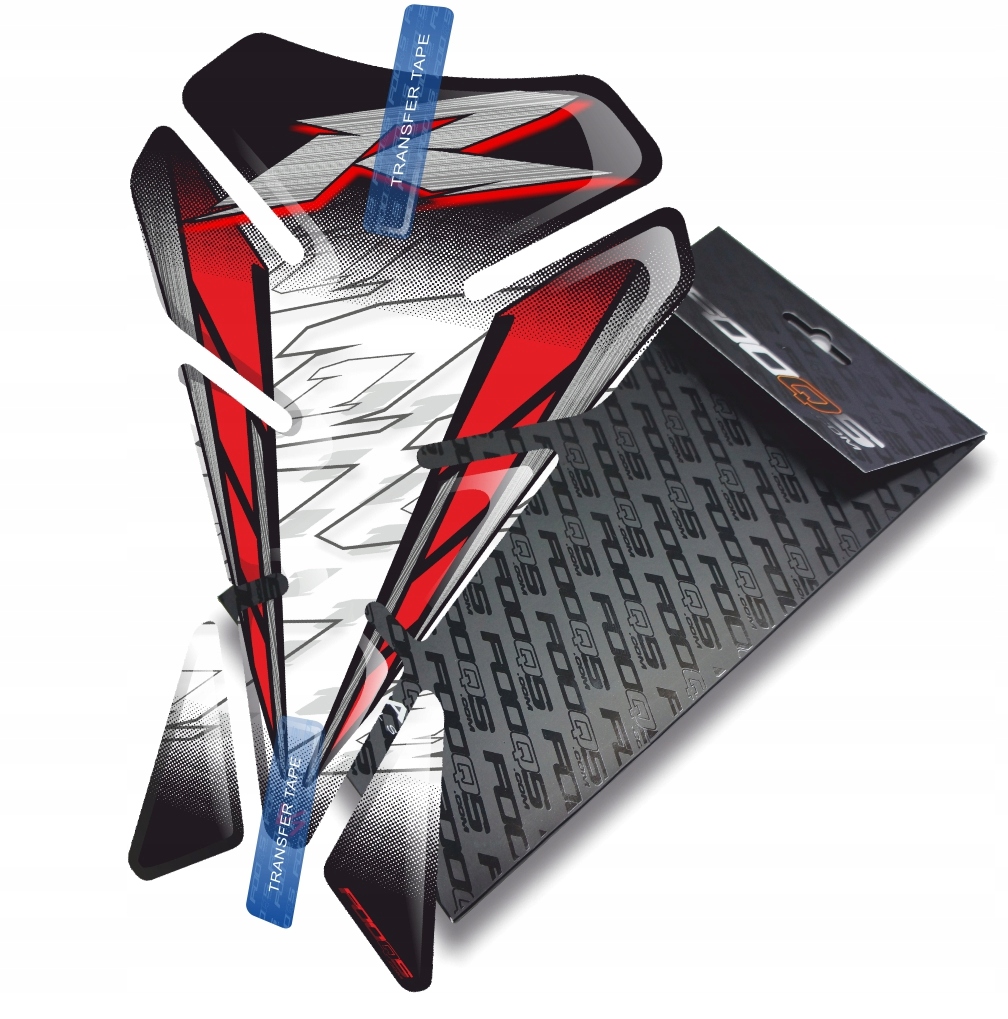 Tank-pad V1 od firmy Fooqs pro Yamaha Yzf R-1 Bílý Červený