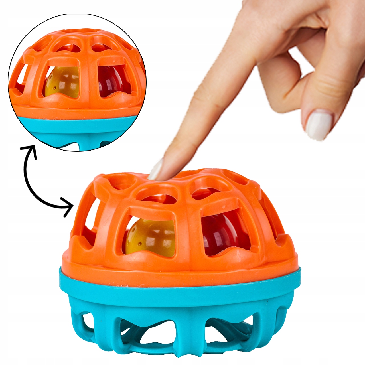 GRZECHOTKI GRYZAKI DLA MALUCHA DZIECKA BEZPIECZNE W ZAMYKANYM PUDEŁKU 5 SZT Bohater brak