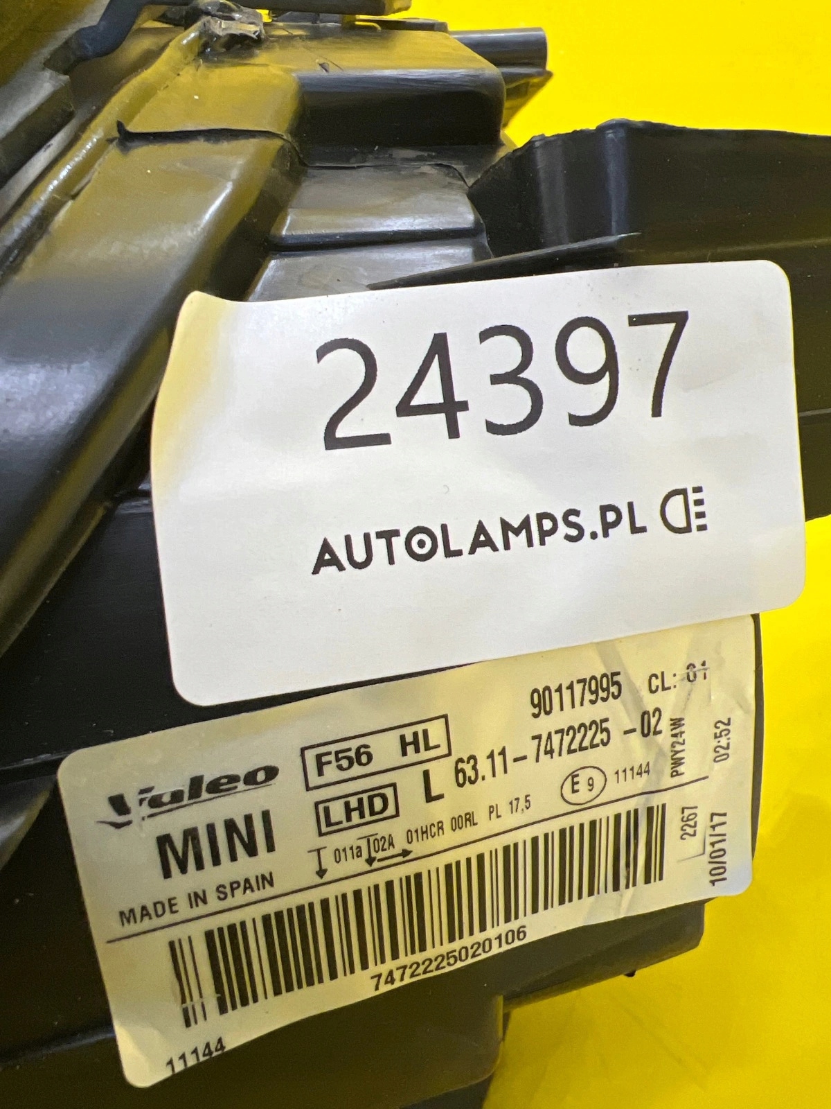 Mini Cooper III 3 F55 13-18 light front left 7472225-02