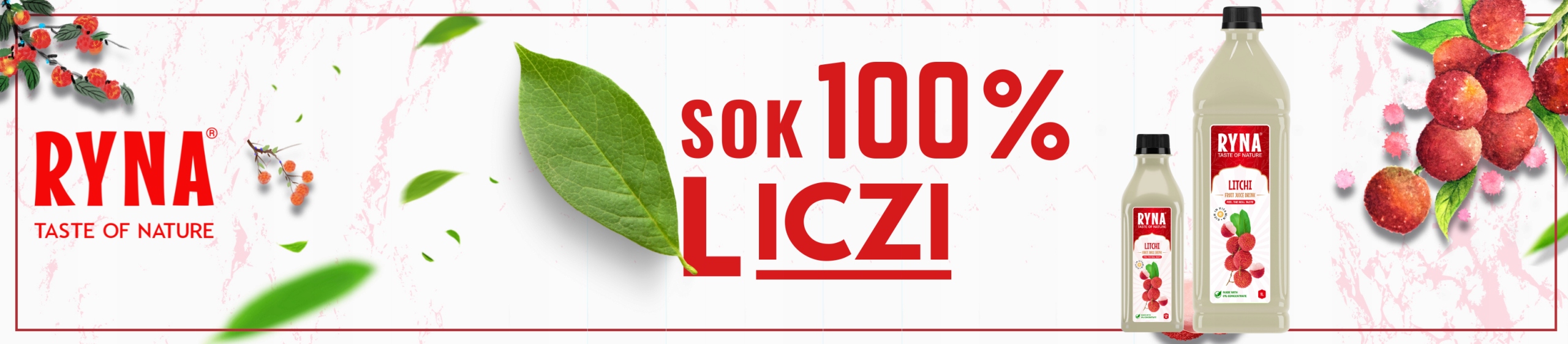 RYNA LITCHI JUICE DRINK 200ML Trade name RYNA Litchi Juice Drink