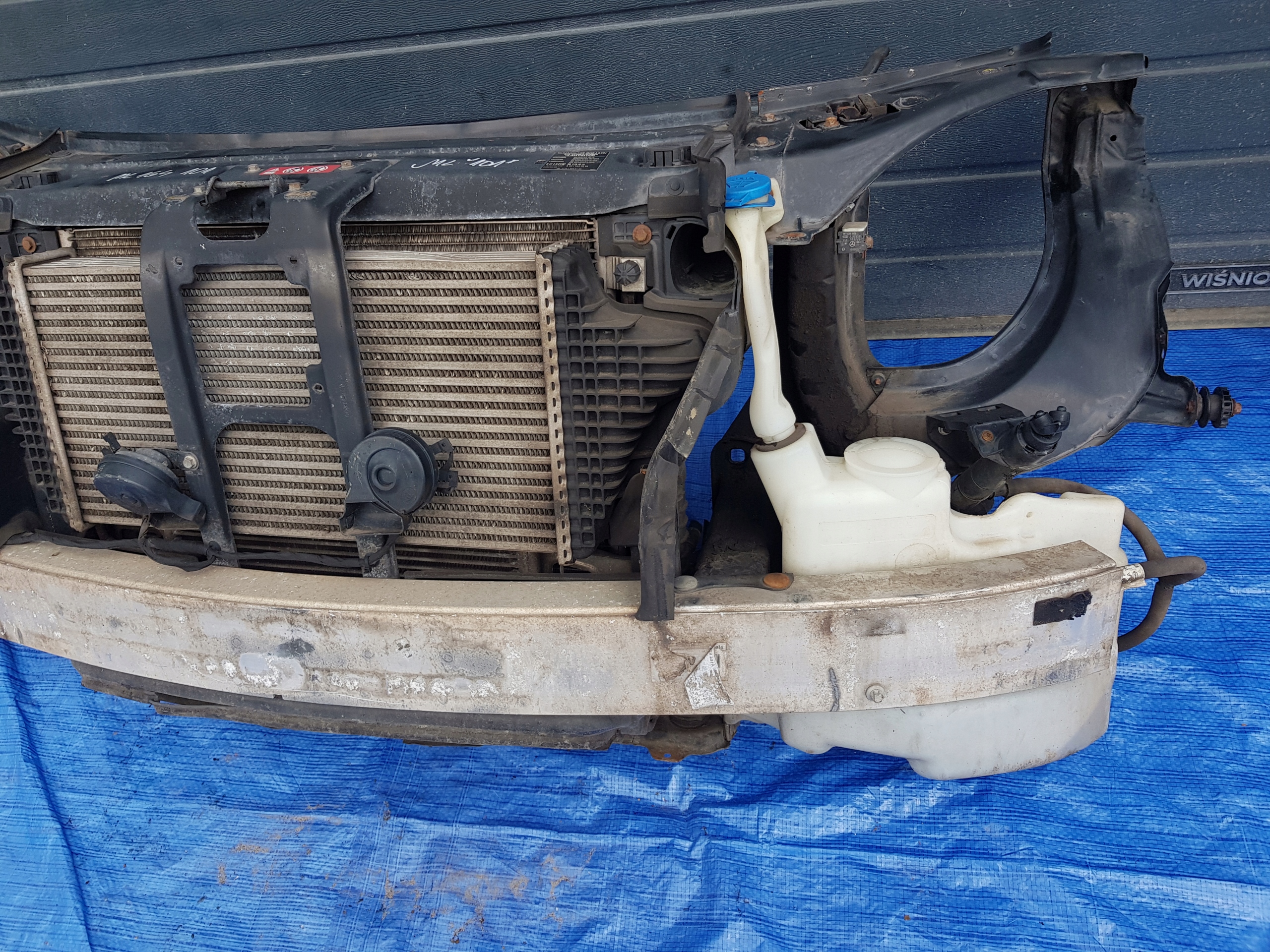 support panel for radiators radiator MERCEDES ML W164 350 LIFT 3.0CDI