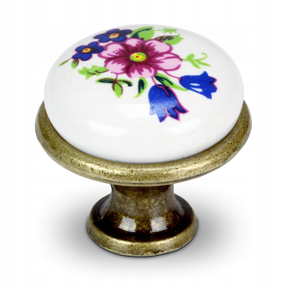 

Gałka Meblowa Gałka Do Szafki Porcelana Ze Wzorem
