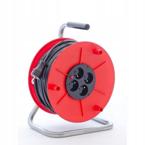 Predlžovací Kábel bubnový Basic PKB275Z 50 m 230 V, 4 zásuvky, kábel na cievke, do u