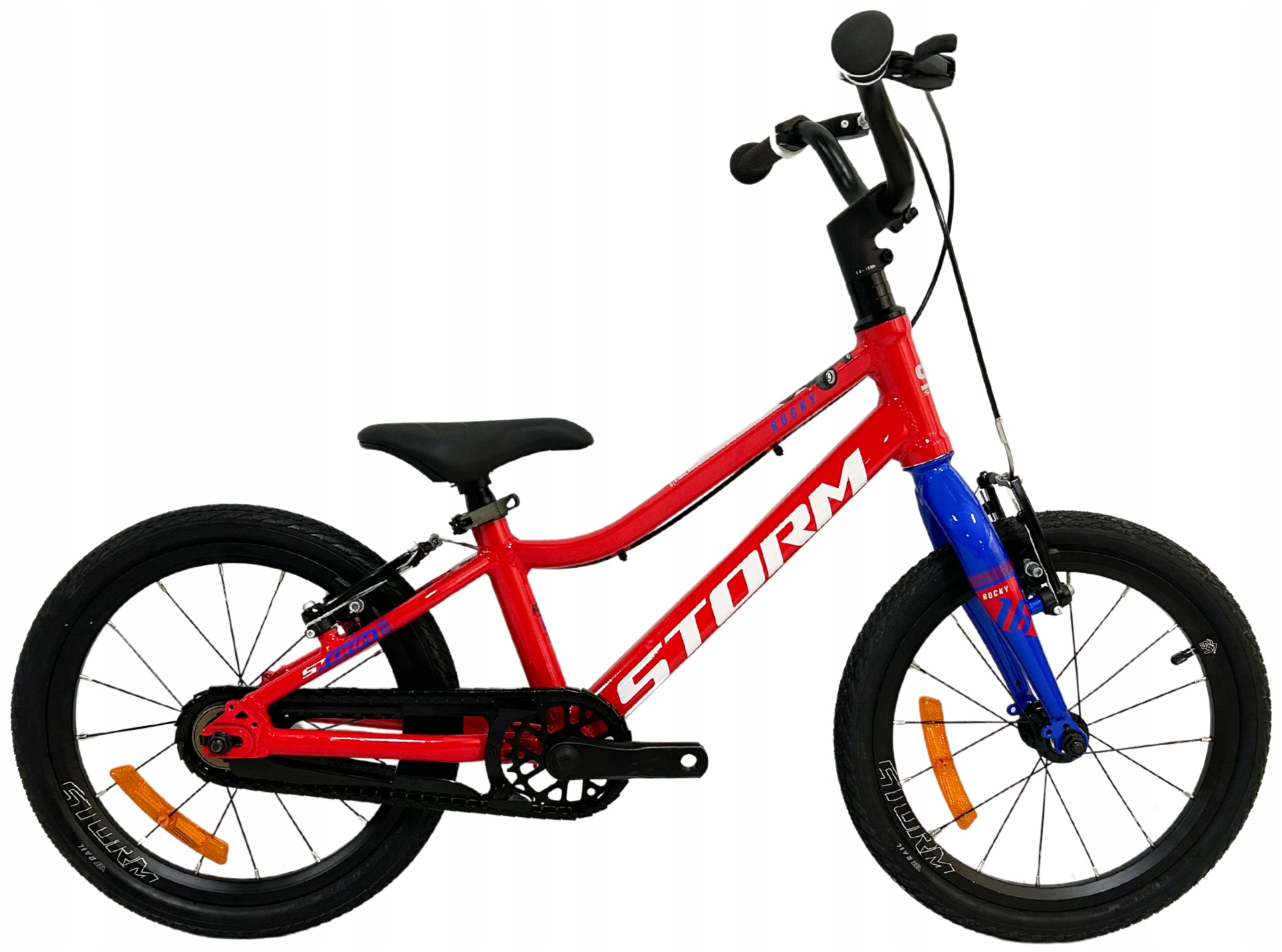 Rowerek Dziecięcy 16 cali Storm Rocky Light lekki 6,5 Kg czerwony