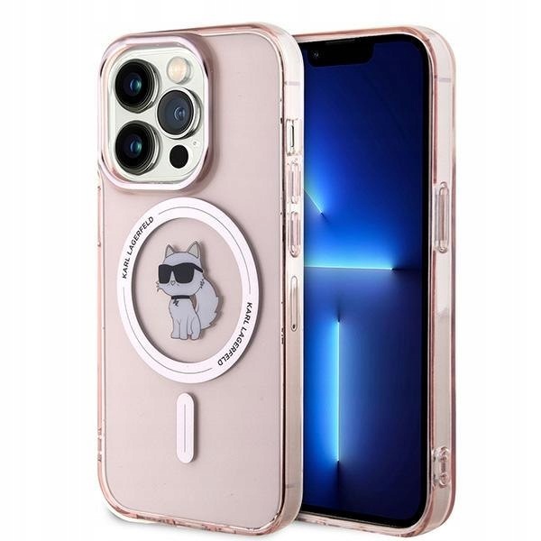 Karl Lagerfeld KLHMP14LHFCCNOP iPhone 14 Pro 6.1" różowy/pink hardcase