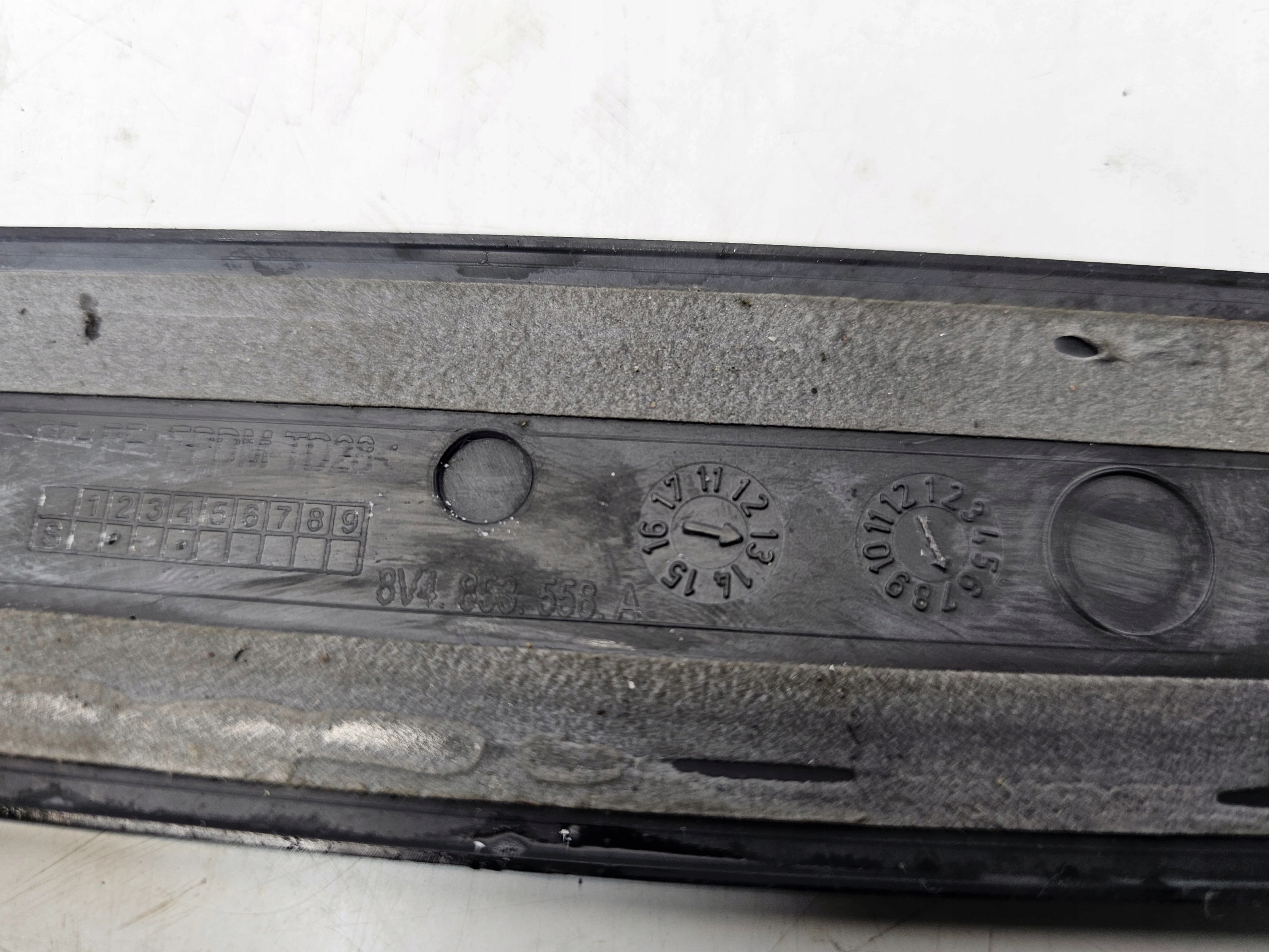 moulding threshold right rear part AUDI A3 8V4 SPORTBACK 8V4853558A
