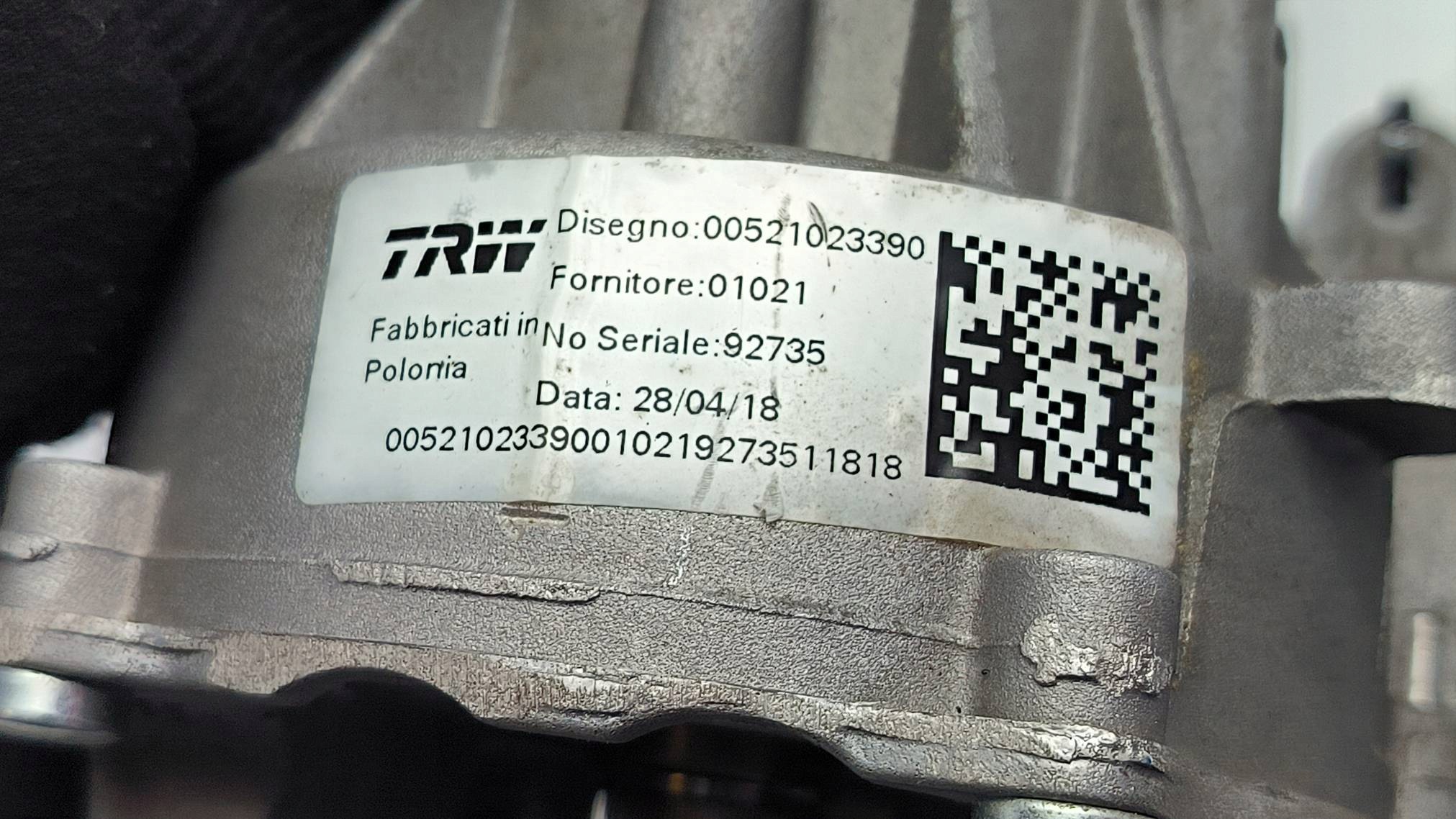 volantová tyč 59326440 FIAT TIPO II
