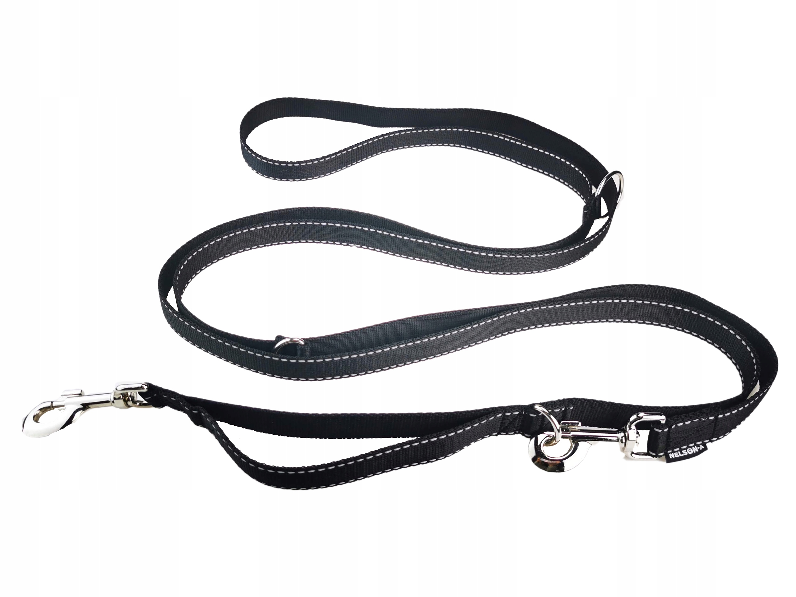 

Smycz Przepinana Odblaskowa Z Rączką 3m/2,5cm Wzm