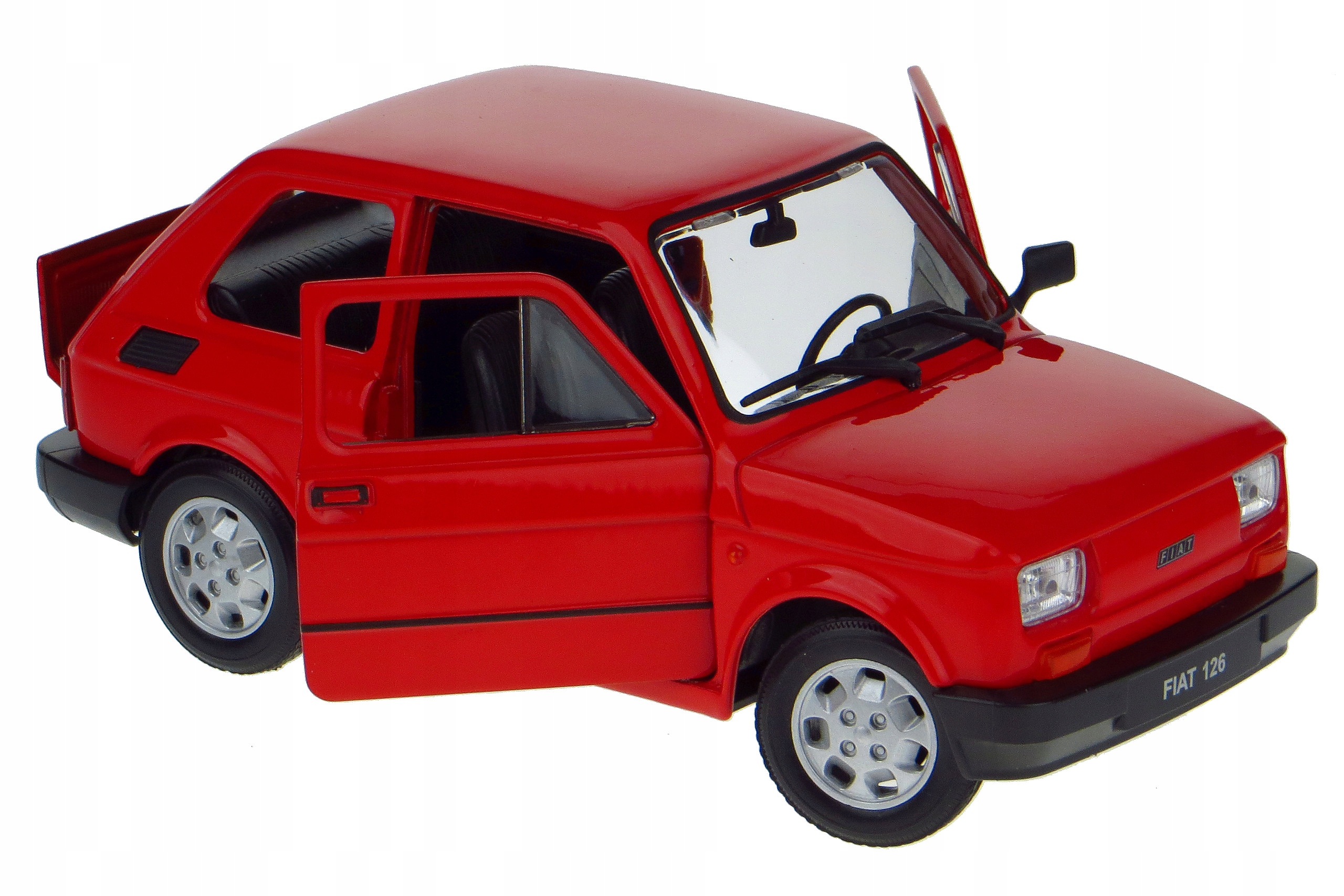 Fiat 126 Model Kovový Welly 1:21 Batole Červené