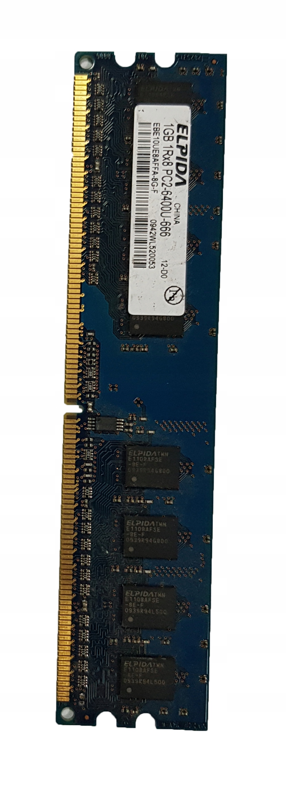 PAMIEĆ DDR2 1GB ELPIDA PC2-6400U-666-12