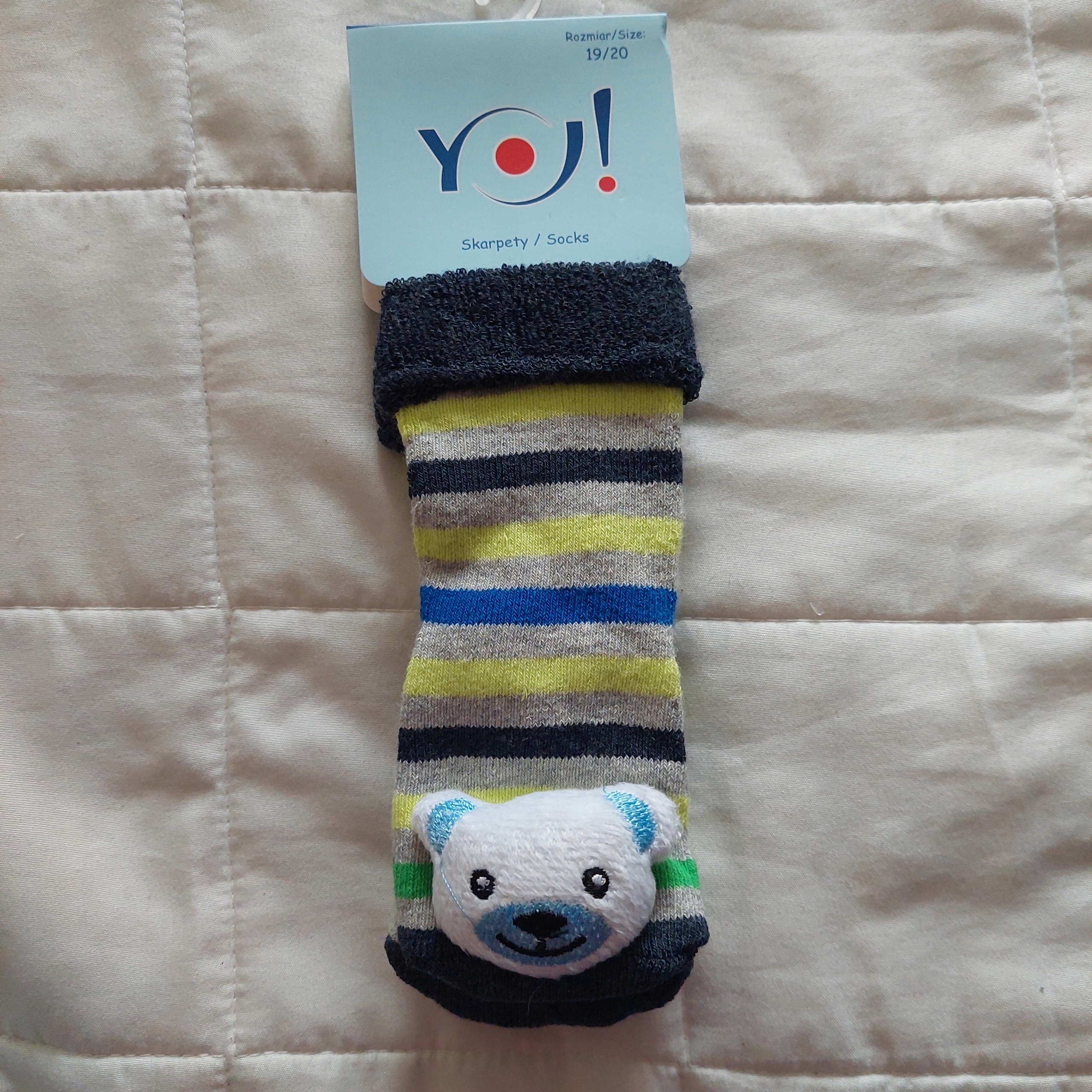 

skarpetki z grzechotką yo frotta 19/20 (11-12cm)