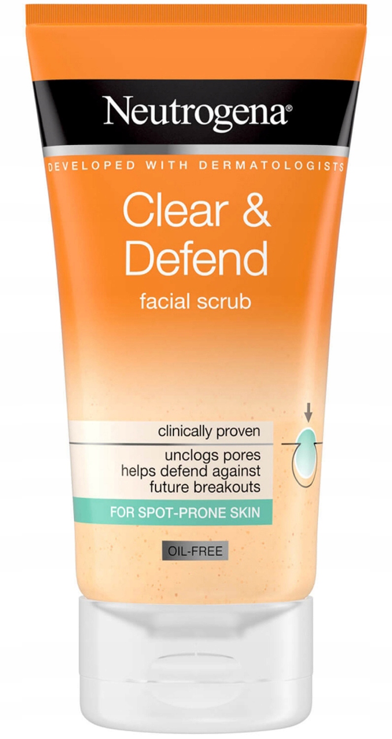 

Neutrogena Clear & Defend Scrub Peeling 150ml