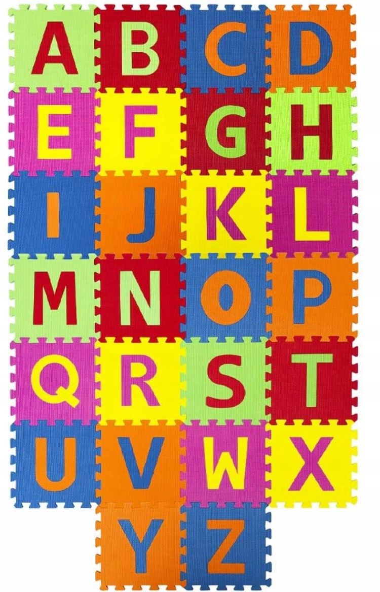 

Duże puzzle Piankowe Mata Piankowa Litery 26 El.