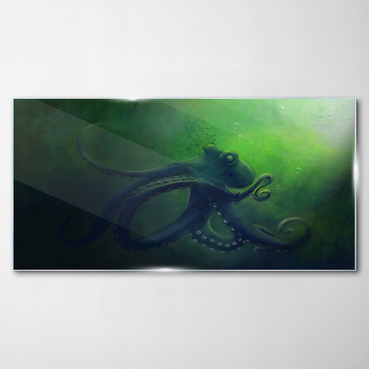 

Foto-obraz szklany Woda ryba ośmiornica 140x70 cm