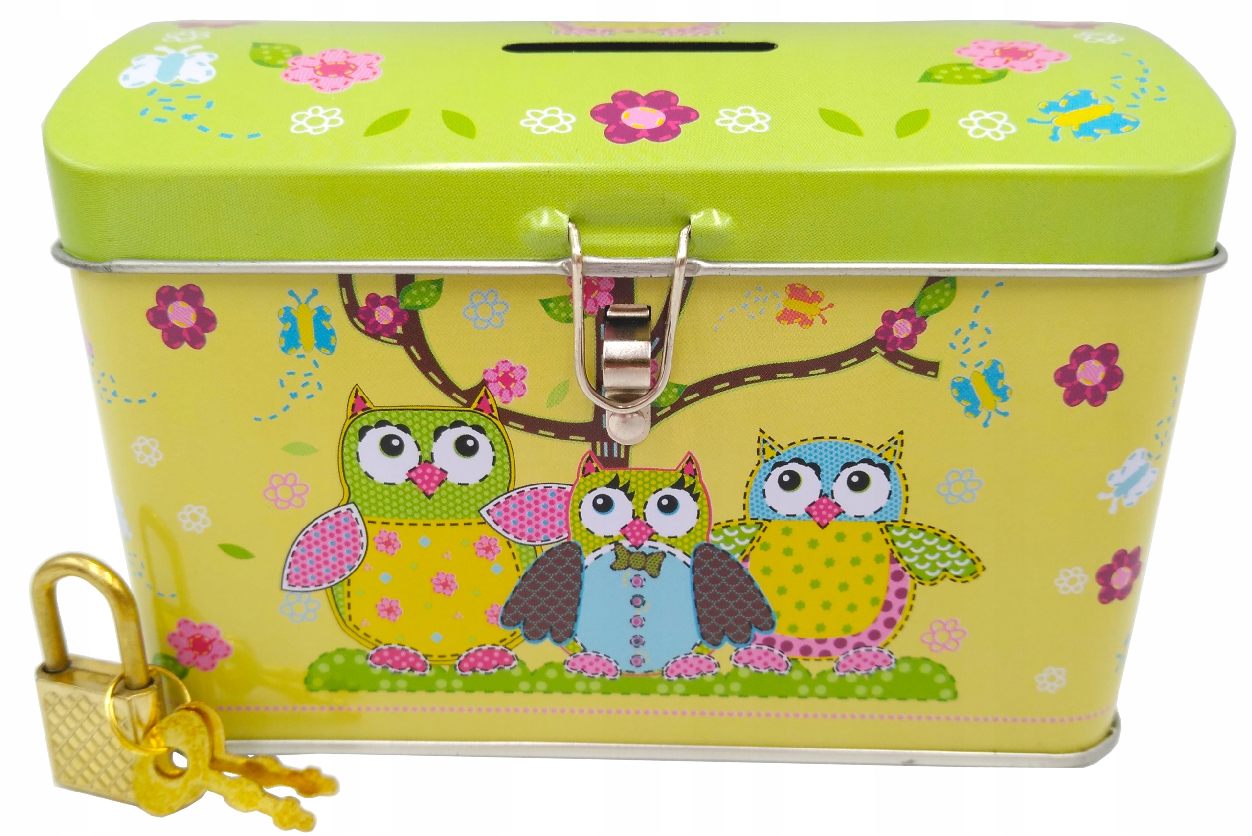 

Skarbonka Metalowa Skrzynka Prezent Dla Dziecka