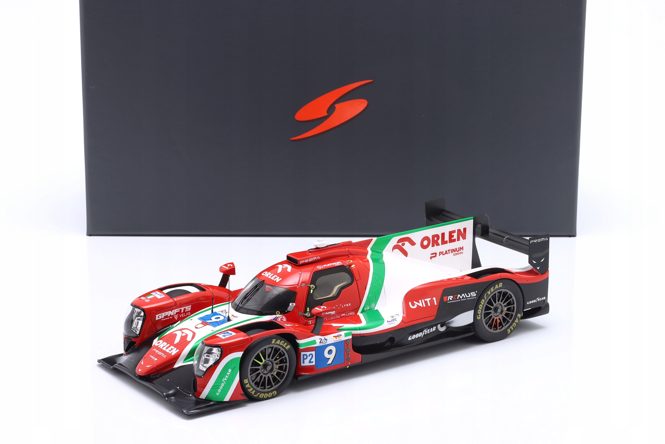Spark Oreca Gibson 07 #9 Kubica Le Mans 2022 1:18