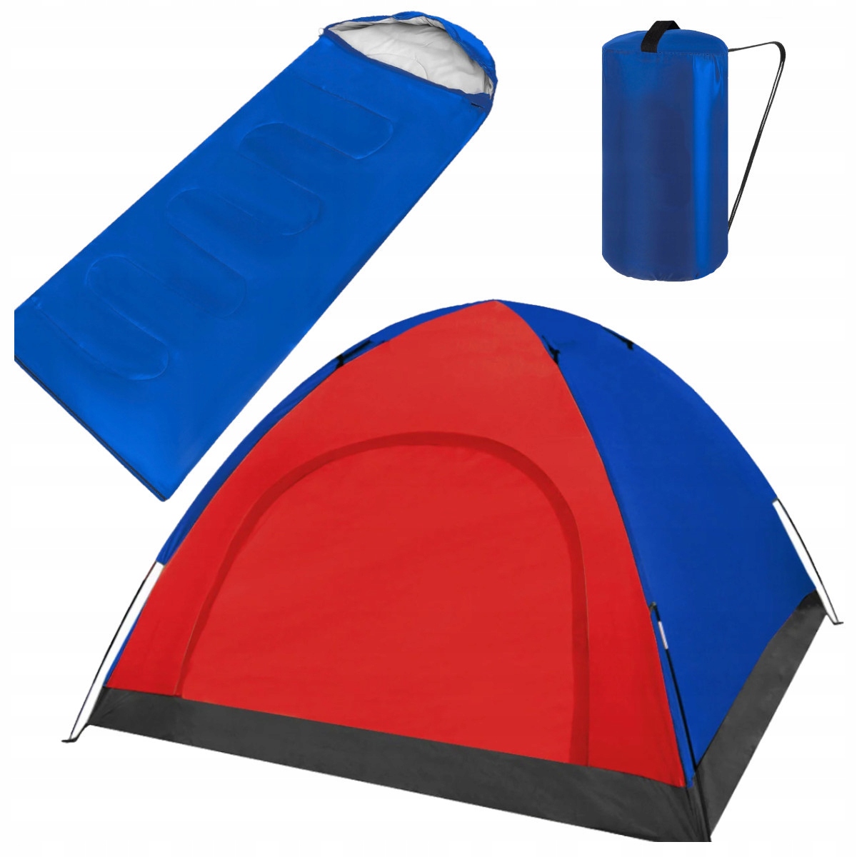 Velký Stan pro 4 osoby Turistický Spací Pytel Mumia sada 2v1