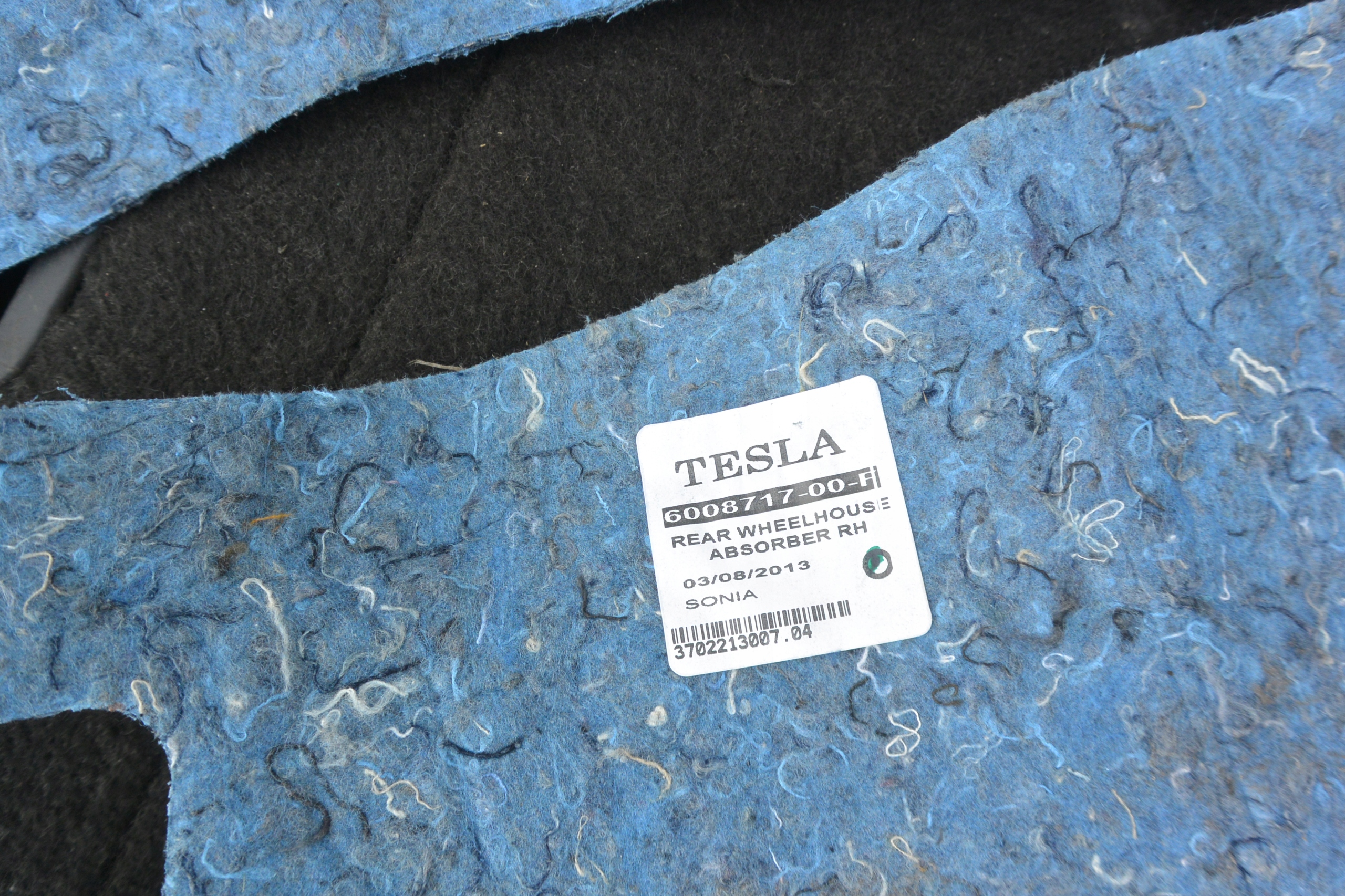 soundproofing boot KPL TESLA MODEL S 2012-2016 ROK