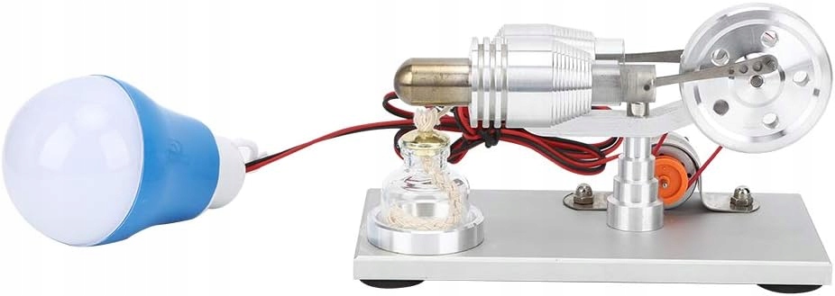 LUX Model Generator Silnik Stirlinga z lampką LED Marka DIY