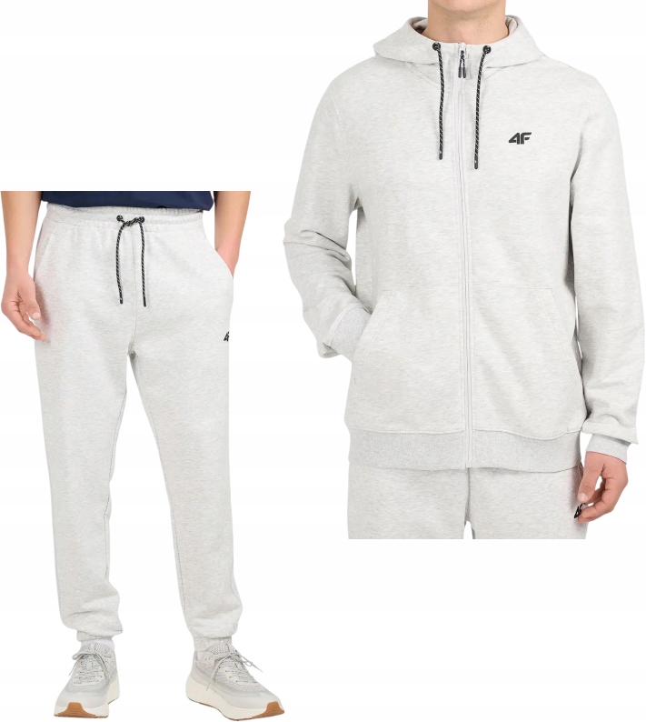 Męski dres sportowy 4F SWSM2550+TRM1673 27M M