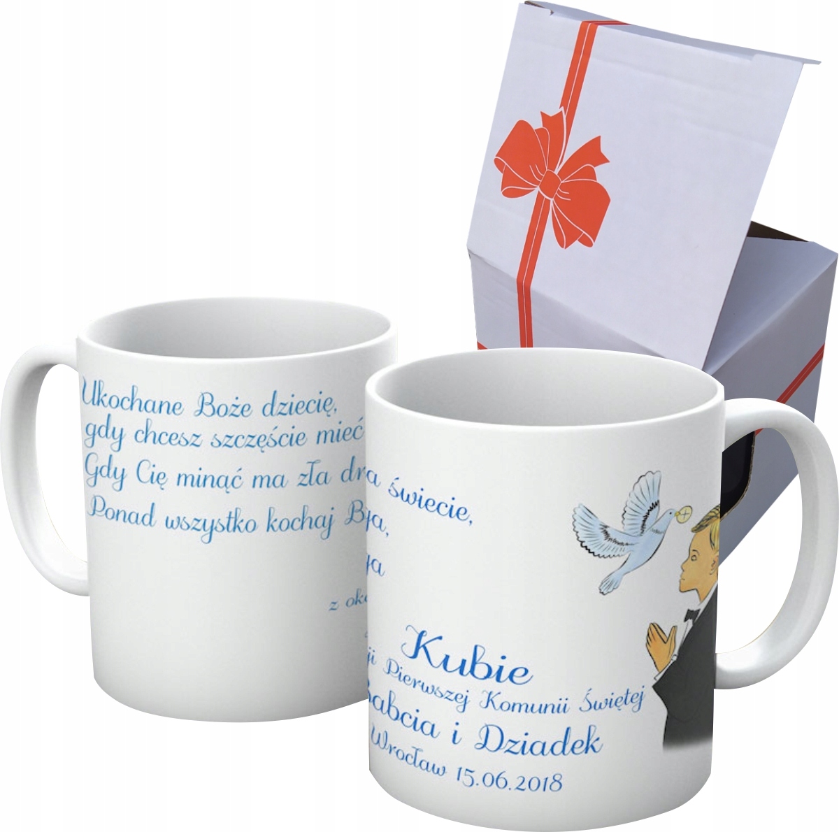 

Kubek Pamiątka Na Komunię Świętą KCH11