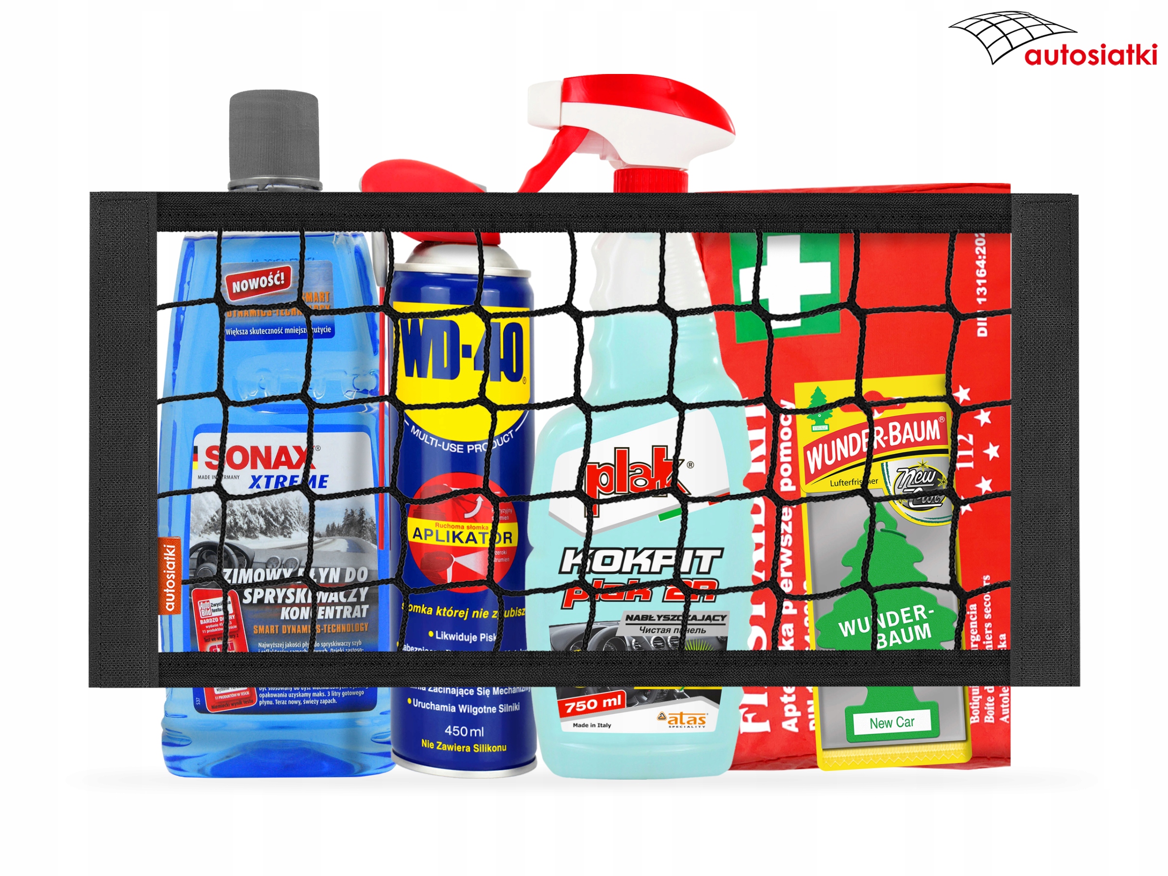 SIATKA DO BAGAŻNIKA 18x45 PŁOTEK NA RZEP DO AUTA Rodzaj siatki