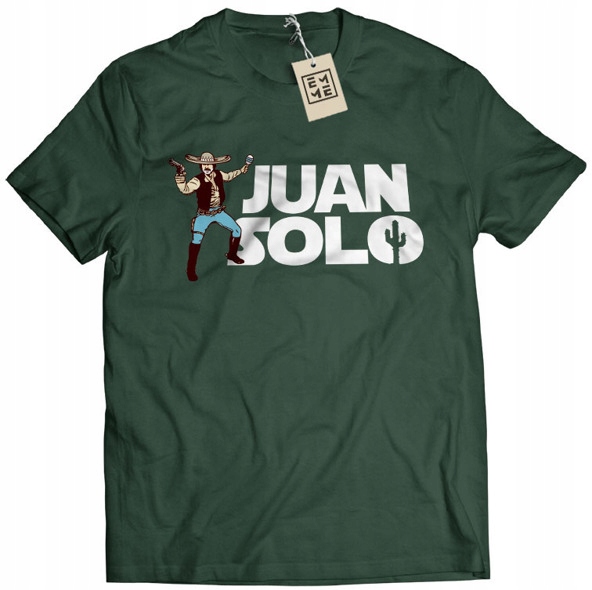 

Koszulka Juan Solo Gwiezdne Wojny zielona 2XL