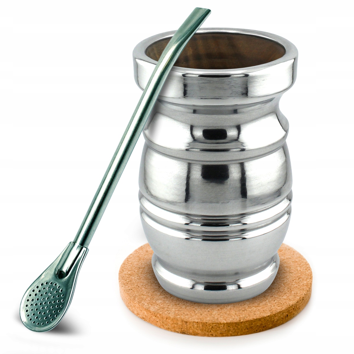 Zestaw Matero Palo Santo Big 200 ml Bombilla Inox podkładka korkowa XL