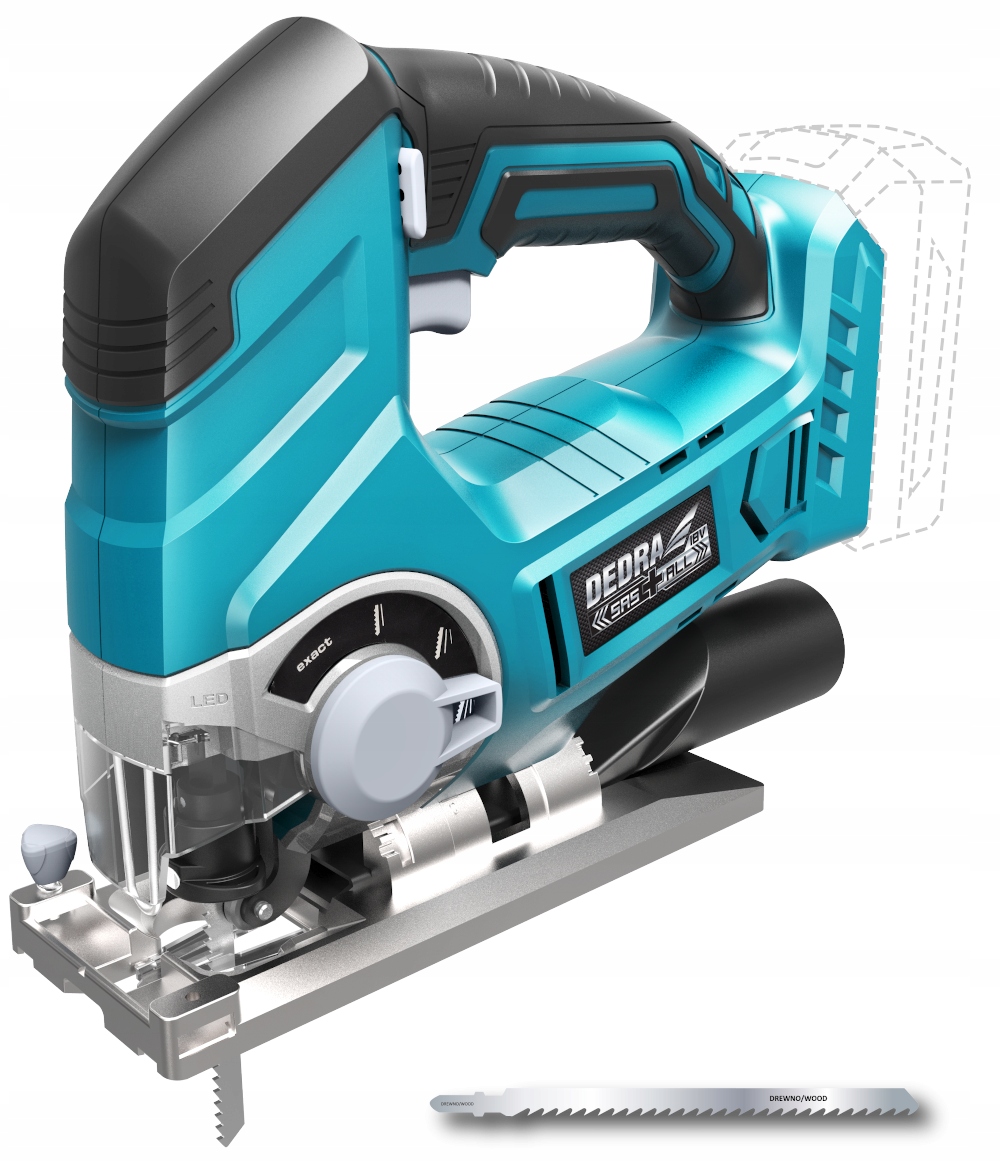 Akumulátorová přímočará pila 18V Dedra Sas+all