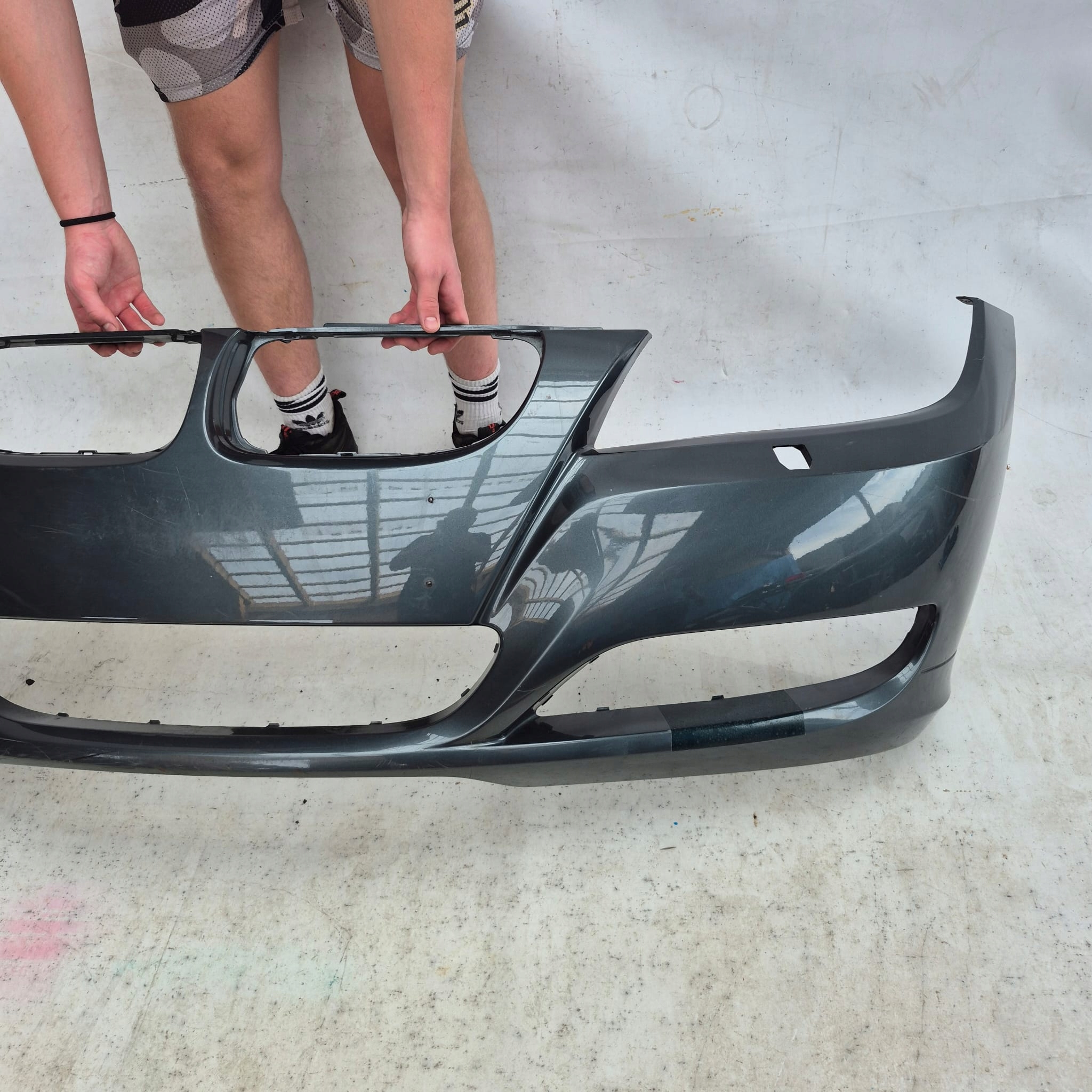 BMW 3 E90 E91 LCI LIFT 08-12 bumper front front washer