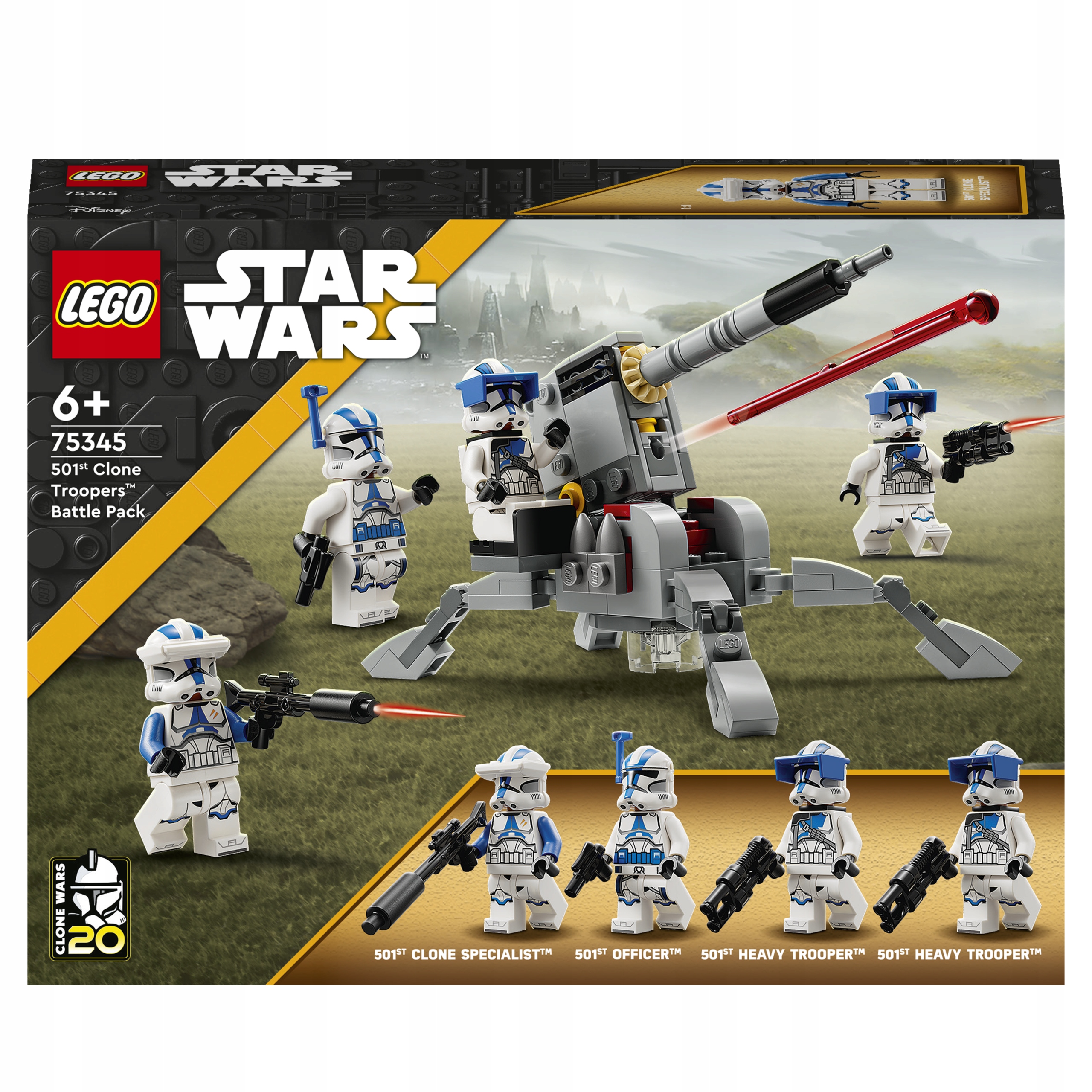 

Lego Star Wars Zestaw bitewny żołnierze-klony 6+