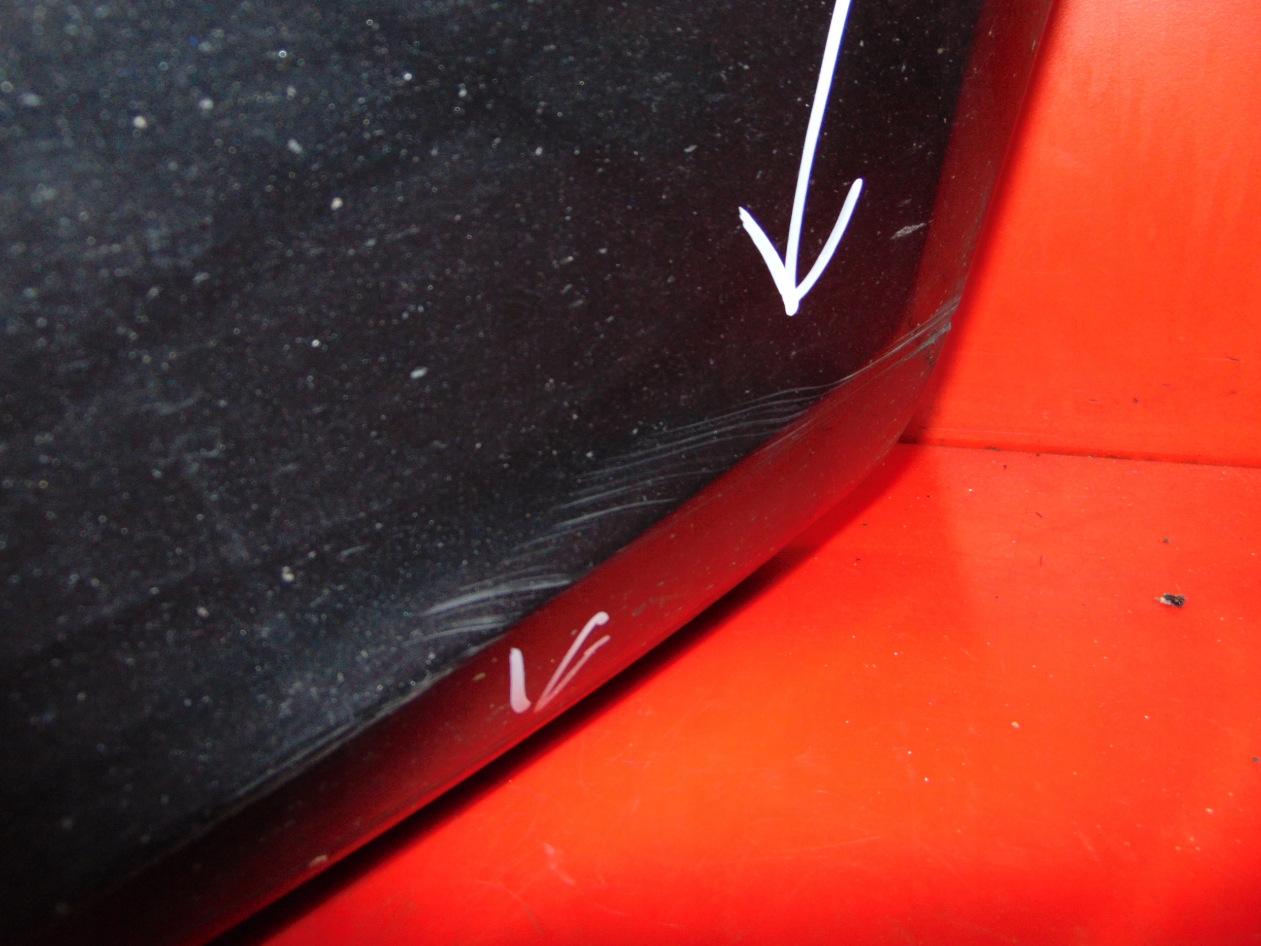 VW EOS 06- bumper washers XENON front LC9X