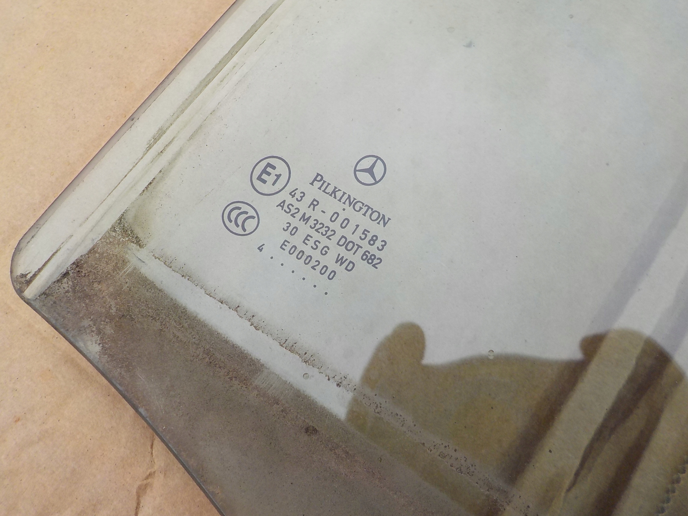 window left rear part mercedes w169 5D 2004r