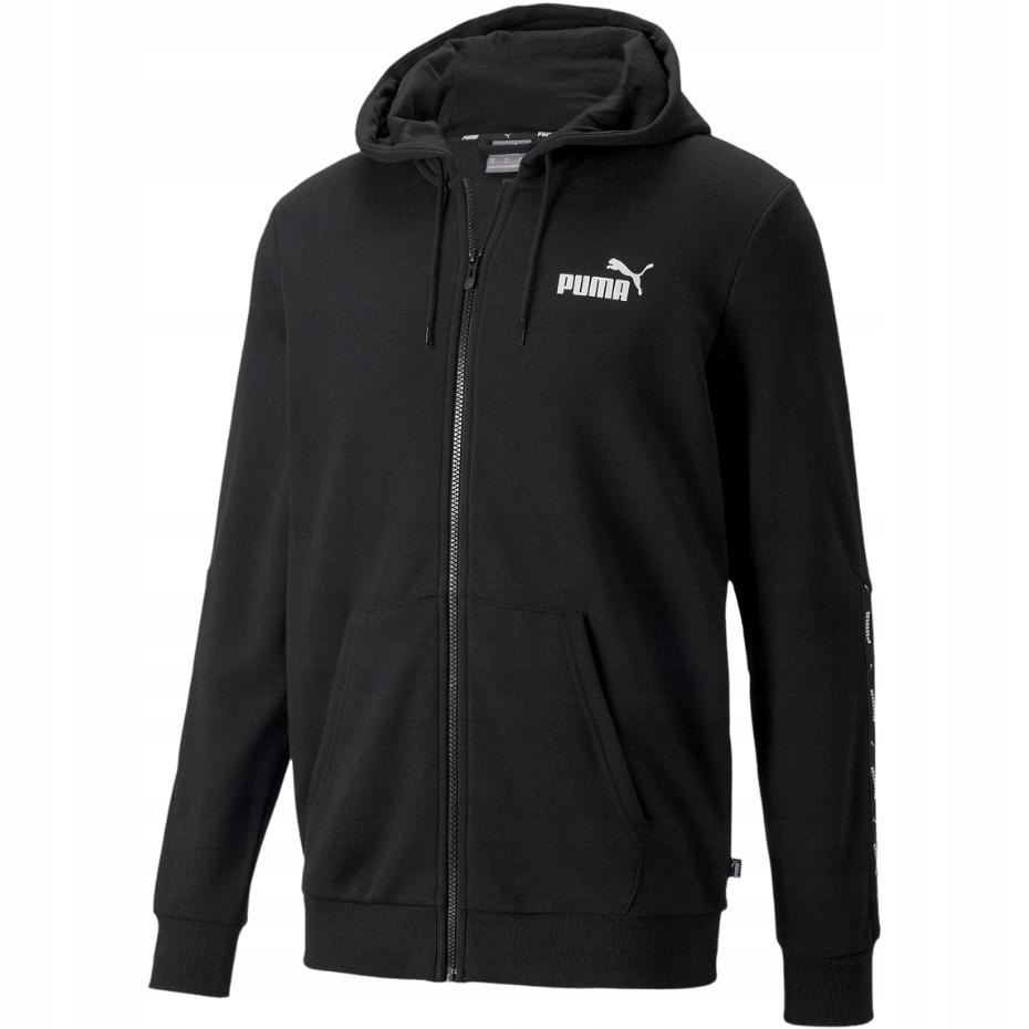 Pánská mikina Puma Ess+ Tape Full-Zip Tr černá S