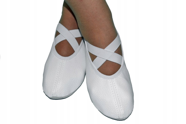 BALETKI BALERINKI TANIEC FITNESS RYTMIKA 38 BIAŁE Marka inna