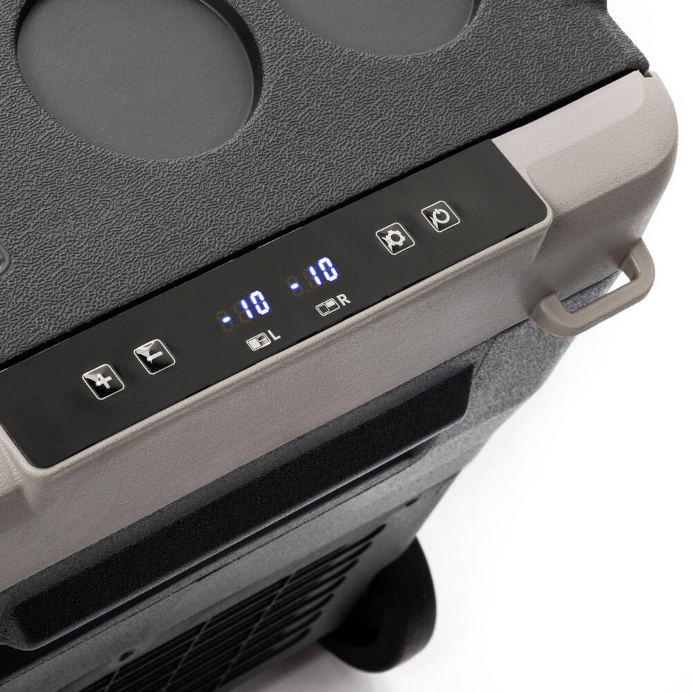 Lodówka samochodowa turystyczna kompresorowa 2 komory 12/24V Meteor 27 l Kolor czarny