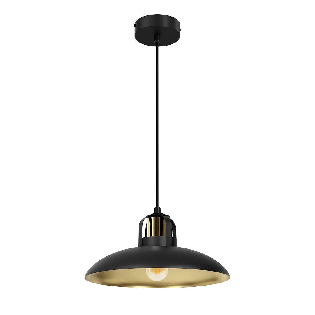 Závěsná lampa Felix Black/gold 1xE27