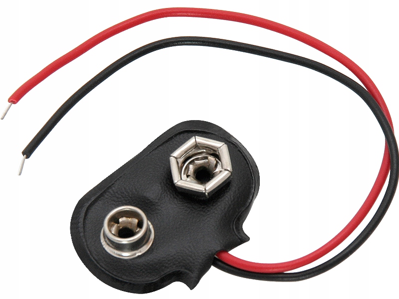 

Zatrzask Klips Gniazdo Baterii 9V 6F22 T (1101)
