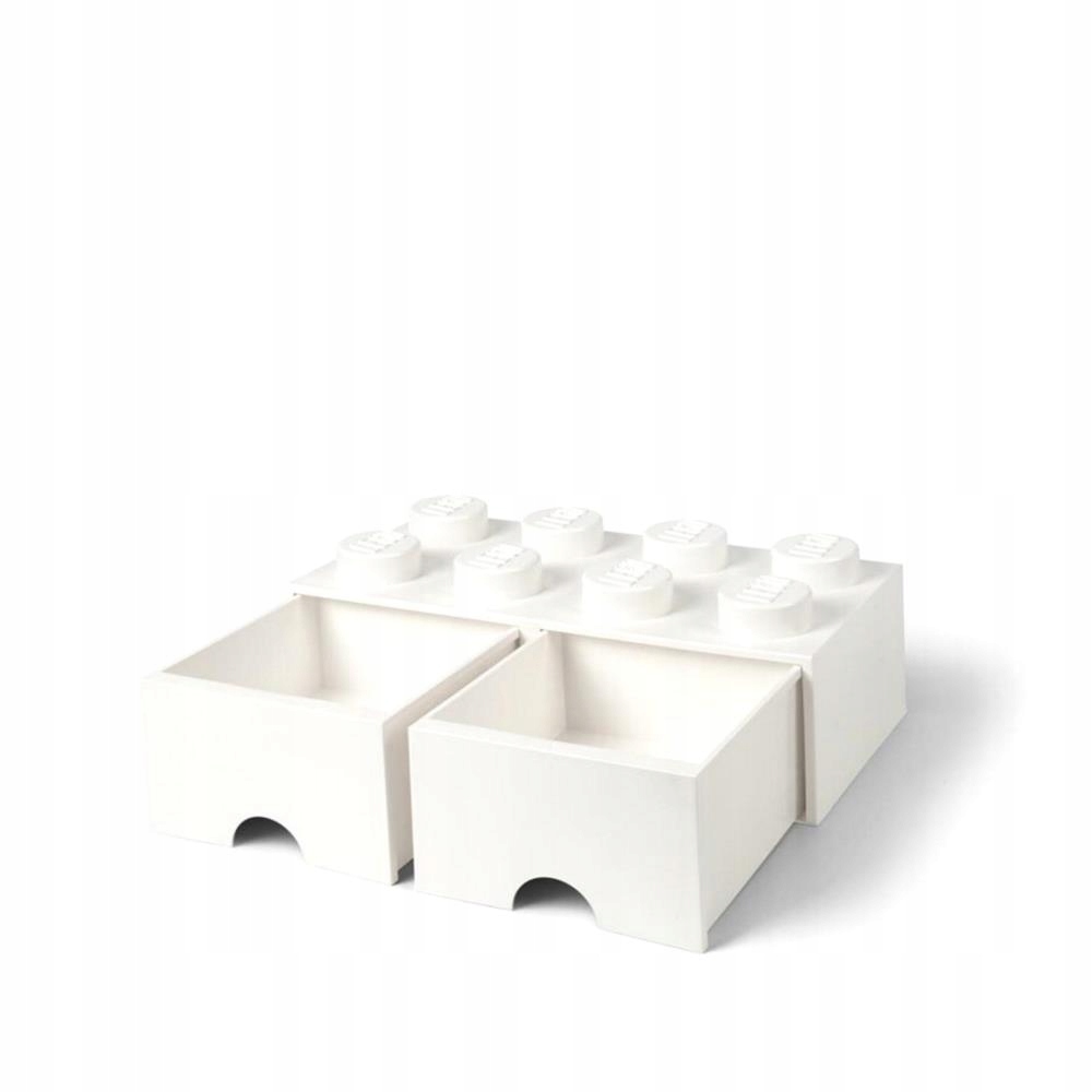 Lego (r) Kontejner Kostka Se Zásuvkami Osmička Bílá