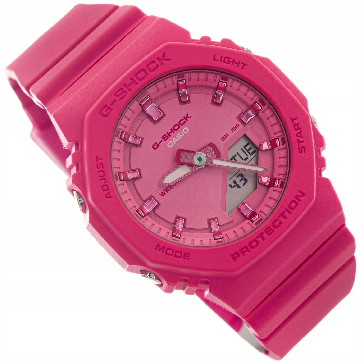 Dámské Hodinky Casio GMA-P2100PP-4AER G-shock Růžové Na Řemínku Datumovka 200 M
