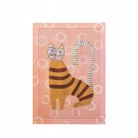 Ilustrácia: mačka Missy, farebná, Bloomingville