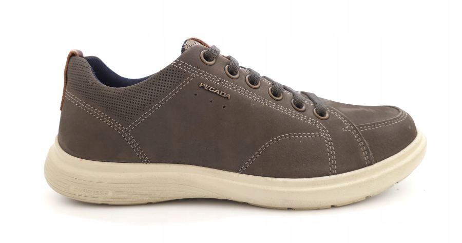 Olivové pánské polobotky na lehké podrážce Pegada 112201-09 r45