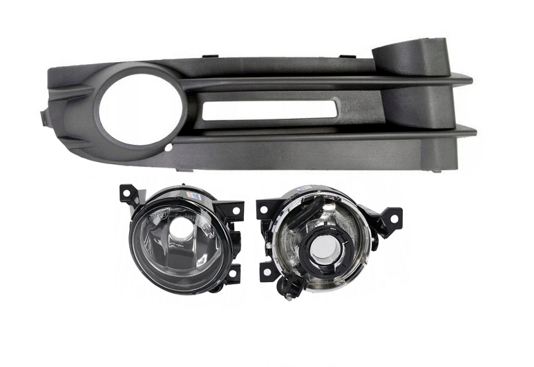 REF-0957527-4II99 - ГАЛОГЕН + РЕШІТКА VW CADDY III 04-10 ПРАВОРУЧ