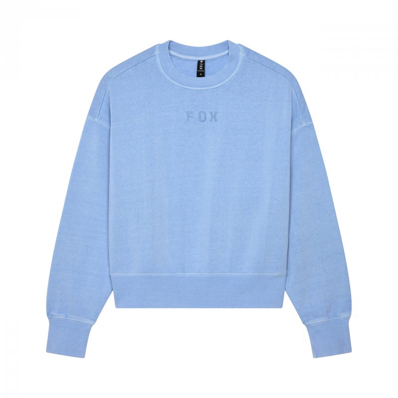 Mikina Fox Lady Wordmark Oversized Fleece Crew Cashmere Blue M