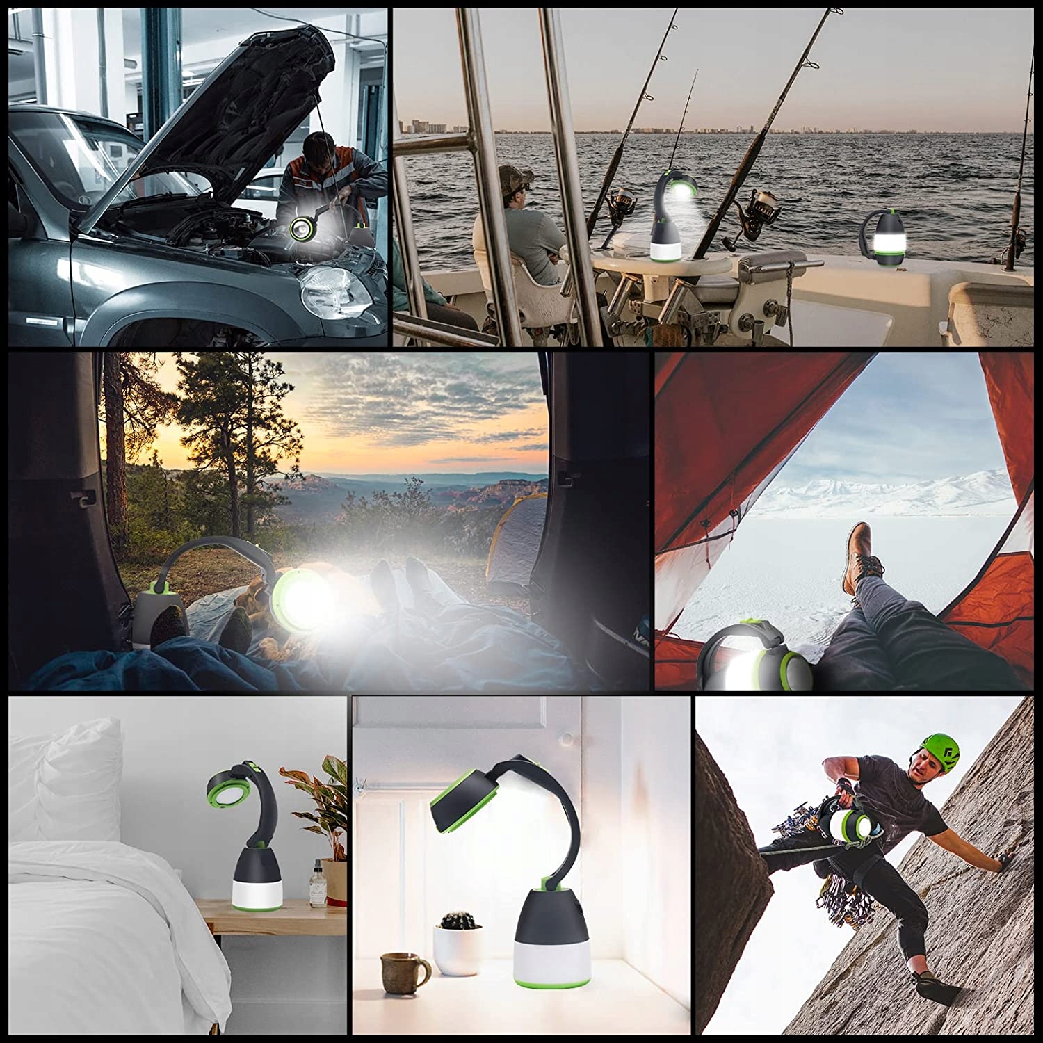 LAMPA KEMPINGOWA LED, WISZĄCA LAMPA LED LATARKA KEMPINGOWA ŚWIATŁO AWARYJNE Materiał ABS