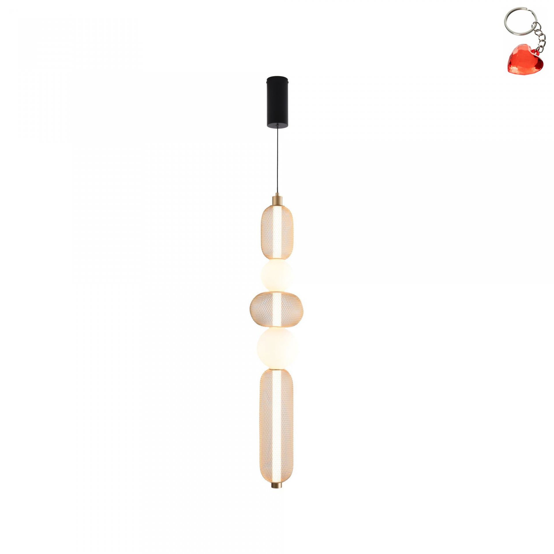 Závěsná Led lampa Saar MD2596-5A-3BGT Zuma Line