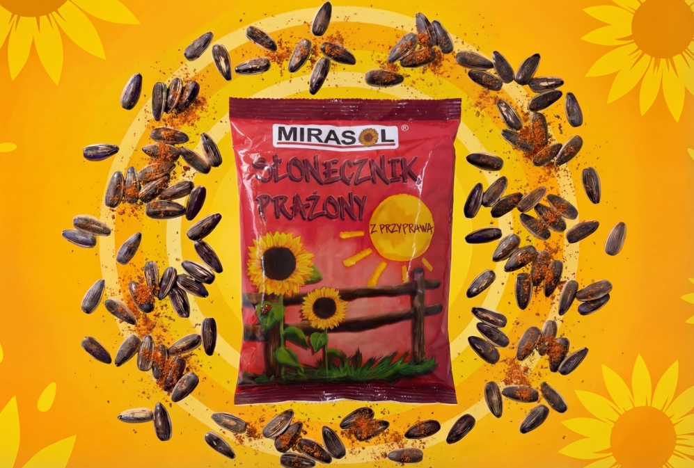 Levně Slunečnicová semínka s kořením Mirasol 150 g velké semínko!!!