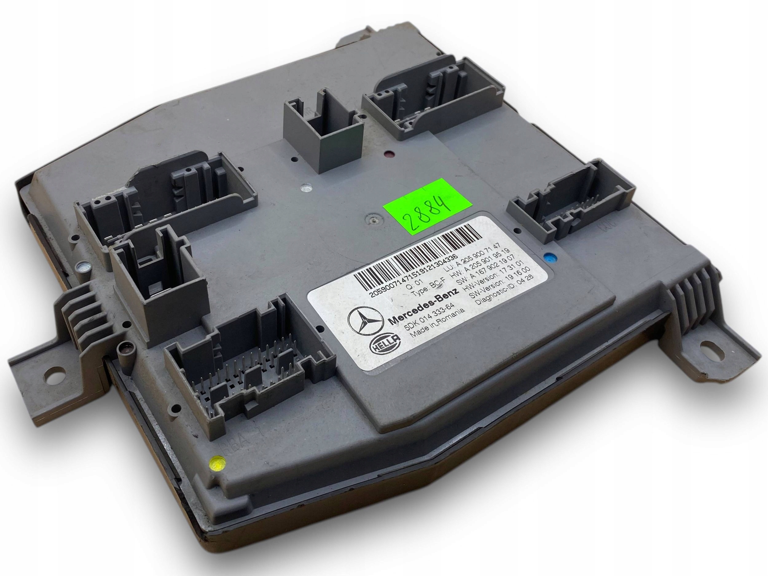 MERCEDES C KLASA W205 control unit comfort control unit 2059007147 --- $J