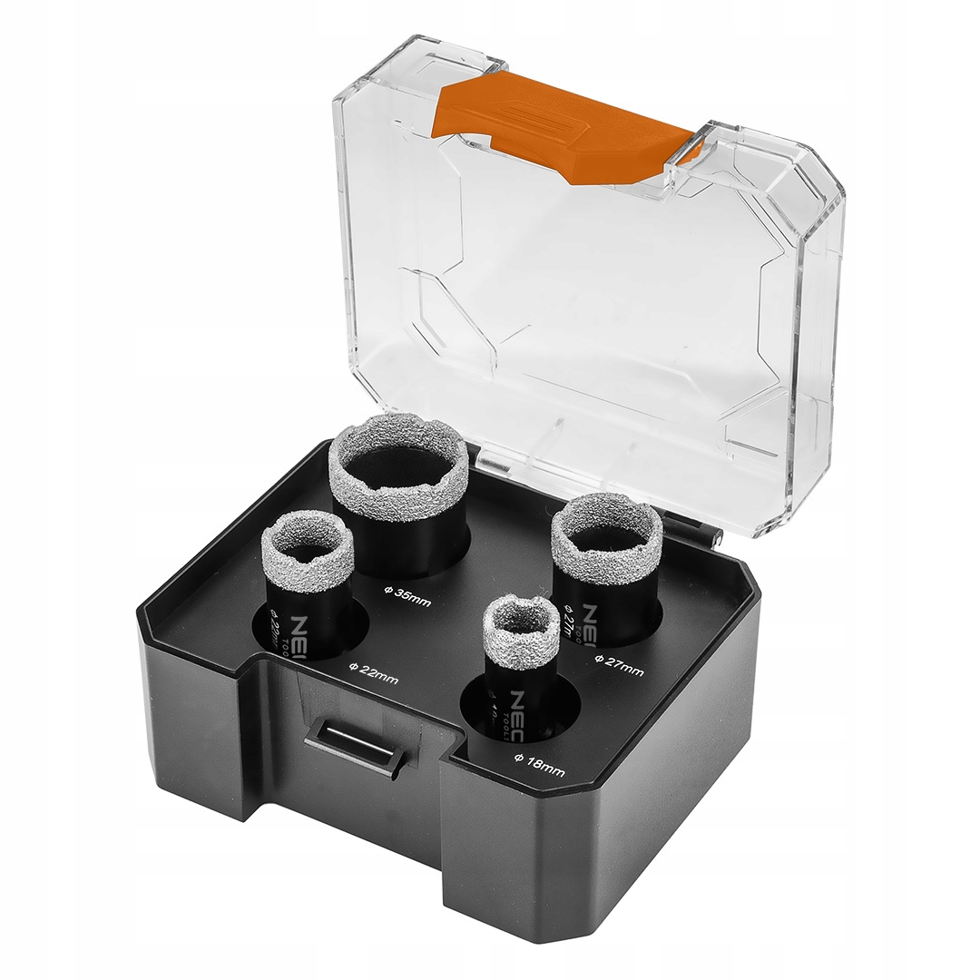 Diamantové děrovačky (18 22 27 35 mm) sada 4 ks Neo Tools 55-318