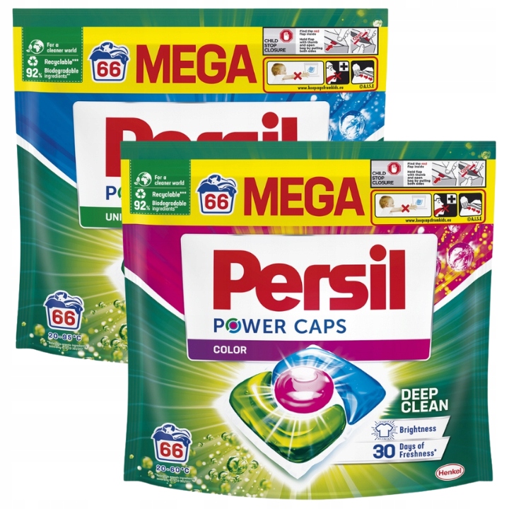 

Persil Power Caps Kapsułki do Prania MIX 66szt x2